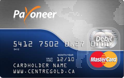 Kartu Kredit MasterCard dari Payoneer